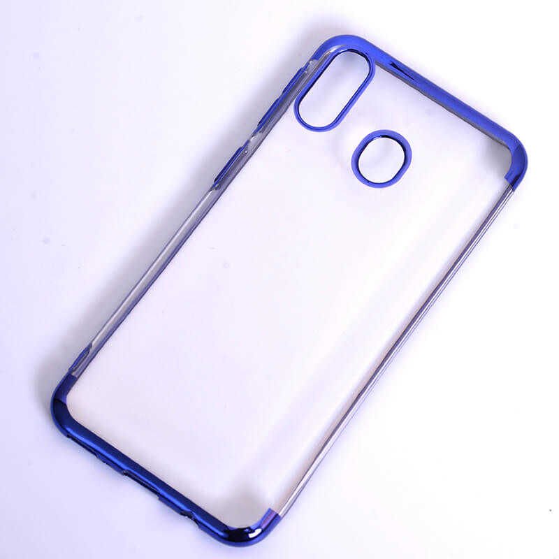 Samsung Galaxy A20 Kılıf HEPTEKİLETİŞİM Dört Köşeli Lazer Silikon Kapak