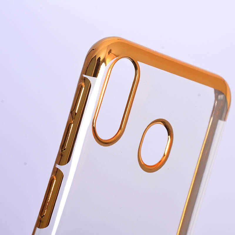 Samsung Galaxy A20 Kılıf HEPTEKİLETİŞİM Dört Köşeli Lazer Silikon Kapak