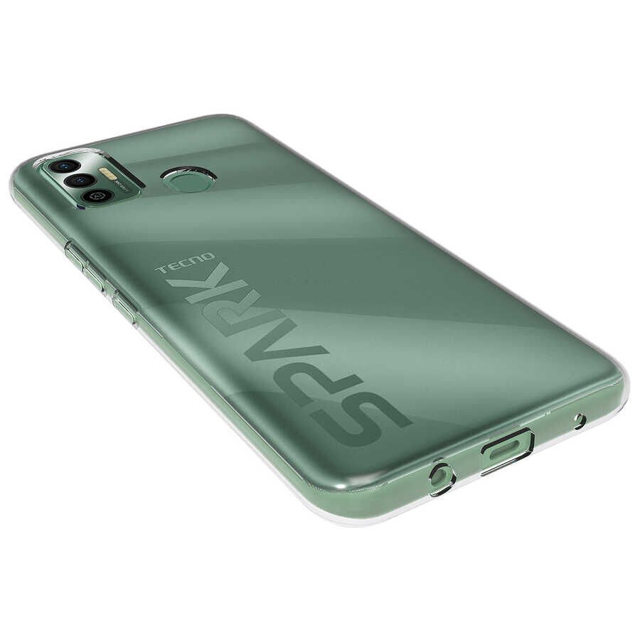 Tecno Spark 7T Kılıf HEPTEKİLETİŞİM Süper Silikon Kapak