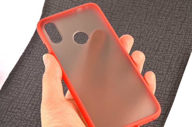 Xiaomi Redmi Note 7 Kılıf Mat Parmak İzi Yapmaz Renkli Tuşlu Sert Silikon Kapak (fri) Koyu Yeşil