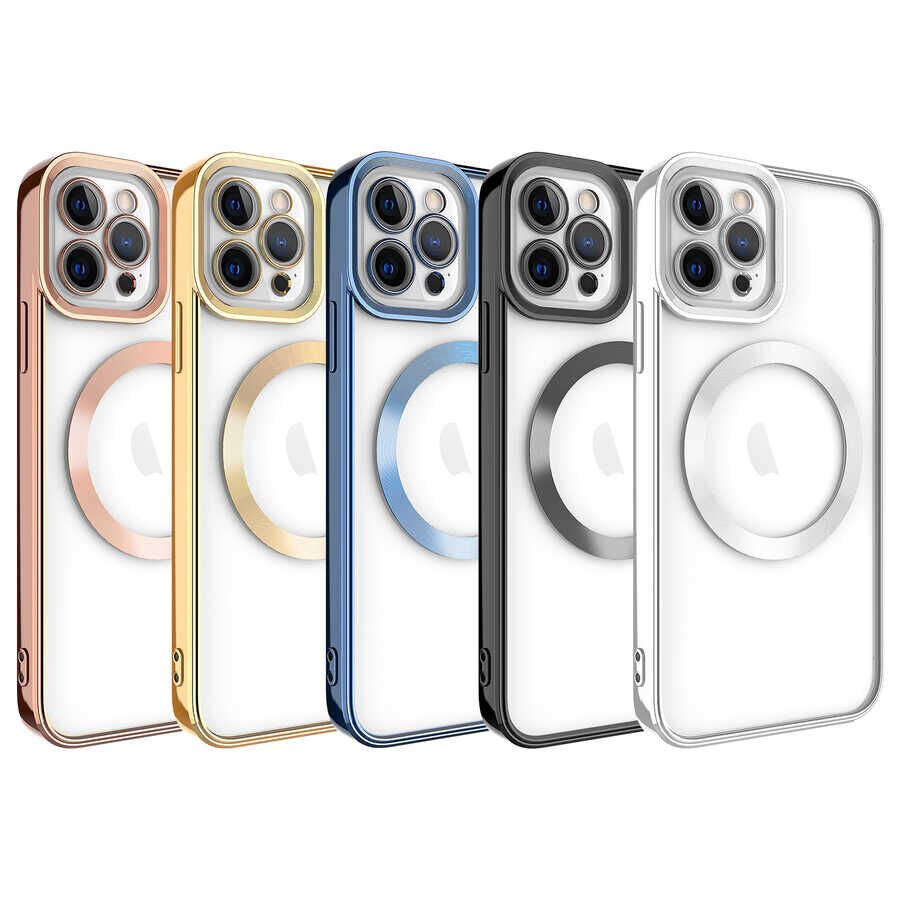 Apple iPhone 12 Pro Kılıf Magsafe Wireless Şarj Özellikli HEPTEKİLETİŞİM Setro Silikon