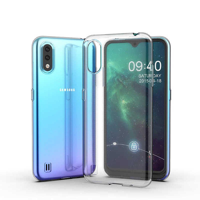 Samsung Galaxy A01 Kılıf HEPTEKİLETİŞİM Süper Silikon Kapak