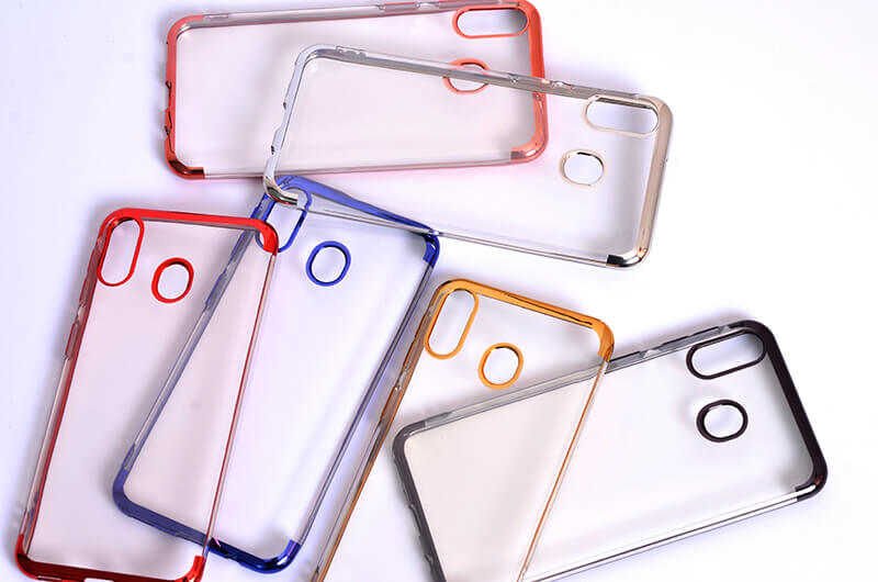 Samsung Galaxy A30 Kılıf HEPTEKİLETİŞİM Dört Köşeli Lazer Silikon Kapak