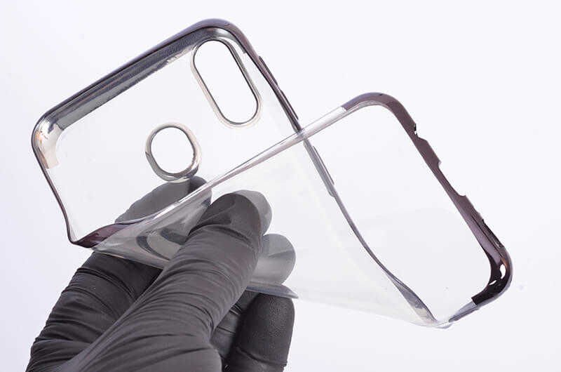Samsung Galaxy A30 Kılıf HEPTEKİLETİŞİM Dört Köşeli Lazer Silikon Kapak