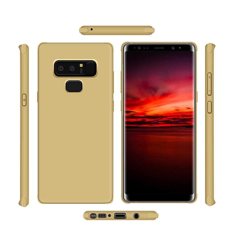 Samsung Galaxy Note 9 Sililkon Mat Soft Yüzeyli Kapak (NEVA) Kırmızı