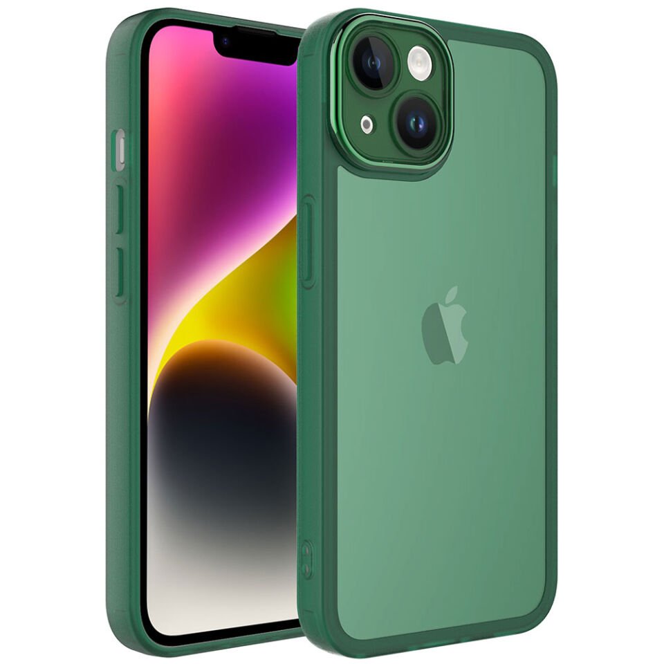 Apple iPhone 14 Kılıf Kamera Korumalı Transparan HEPTEKİLETİŞİM Post Kapak