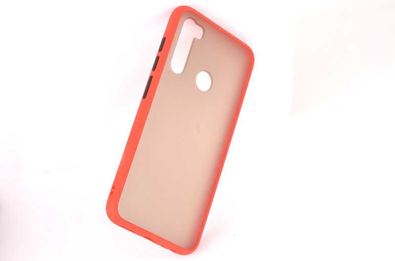 Xiaomi Redmi Note 8 Kılıf Mat Parmak İzi Yapmaz Renkli Tuşlu Sert Silikon Kapak (fri) Koyu Yeşil