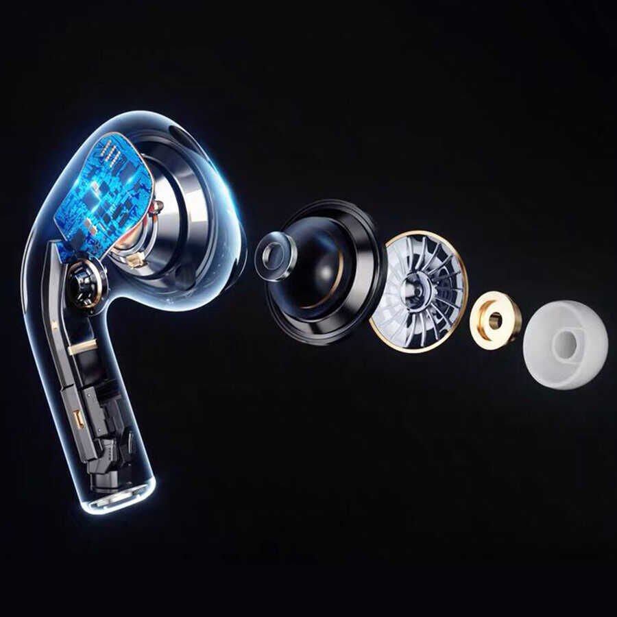 Hafif Portatif Kolayca Taşınabilir Dizayn Kulaklık (BTK-ZR59 Space Serisi Bluetooth Kulaklık) Beyaz