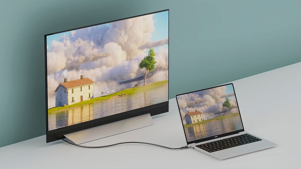 QG08 8K 60 Hz Görüntü Kalitesi Type-C to Display Port Kablo 1.8m Gri