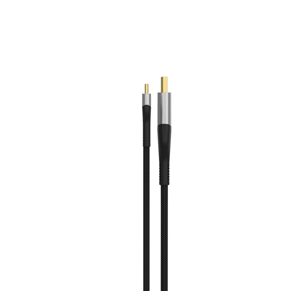 QG08 8K 60 Hz Görüntü Kalitesi Type-C to Display Port Kablo 1.8m Gri