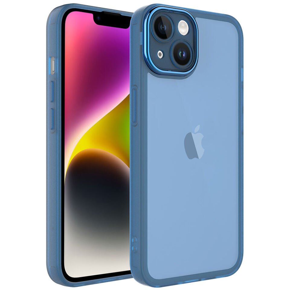Apple iPhone 14 Plus Kılıf Kamera Korumalı Transparan HEPTEKİLETİŞİM Post Kapak