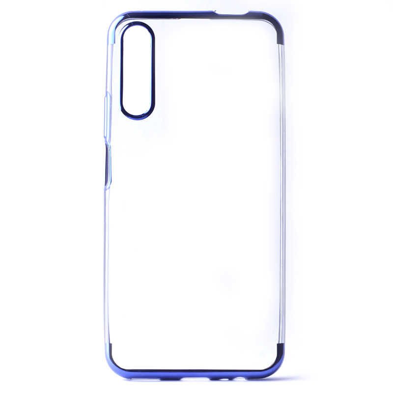 Huawei P Smart Pro 2019 Kılıf HEPTEKİLETİŞİM Dört Köşeli Lazer Silikon Kapak