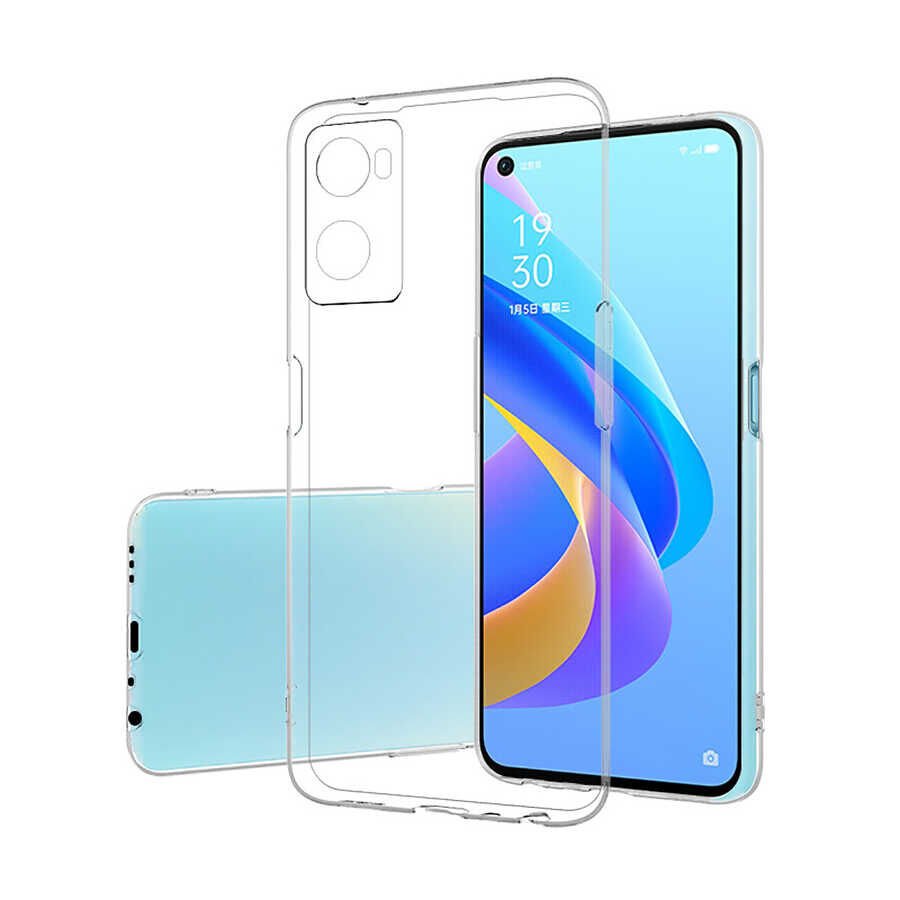Oppo A96 4G Kılıf HEPTEKİLETİŞİM Süper Silikon Kapak