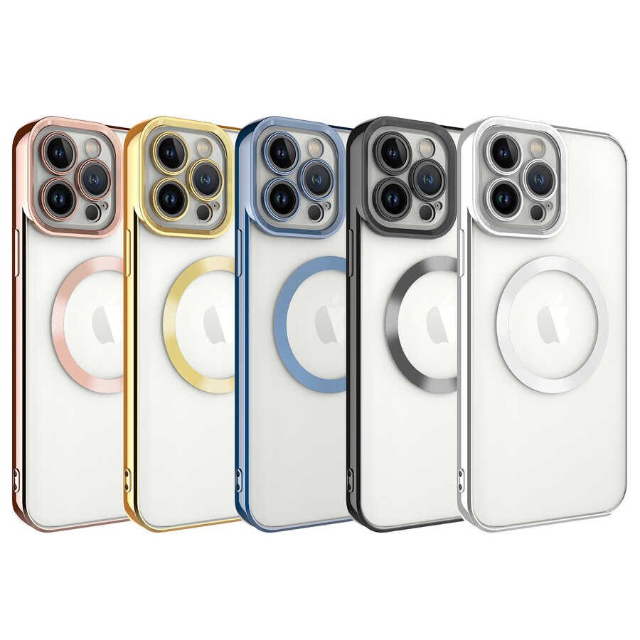 Apple iPhone 13 Pro Max Kılıf Magsafe Wireless Şarj Özellikli HEPTEKİLETİŞİM Setro Silikon