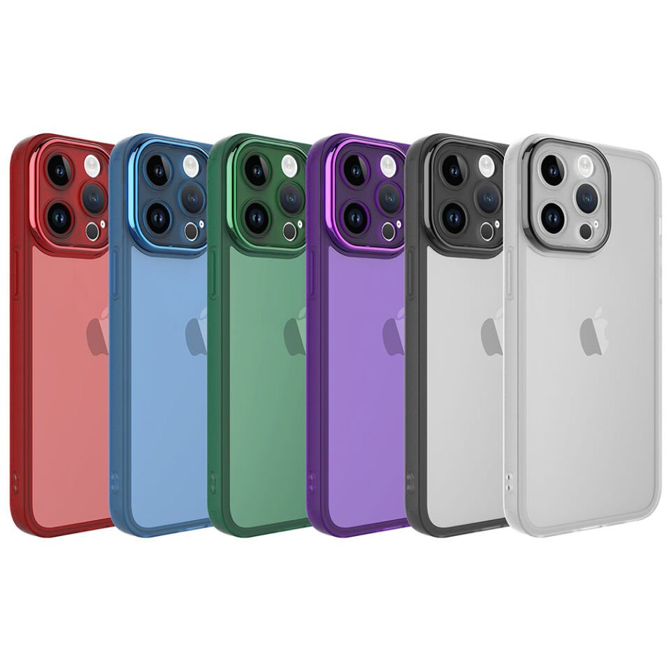 Apple iPhone 14 Pro Kılıf Kamera Korumalı Transparan HEPTEKİLETİŞİM Post Kapak