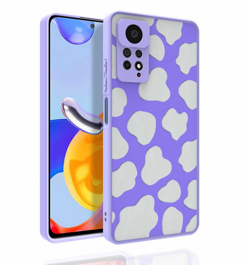 Xiaomi Redmi Note 11 Pro 5G Kılıf Kabartmalı Kamera Korumalı Desenli Darbe Emici Renkli Kapak (Nora) NO6