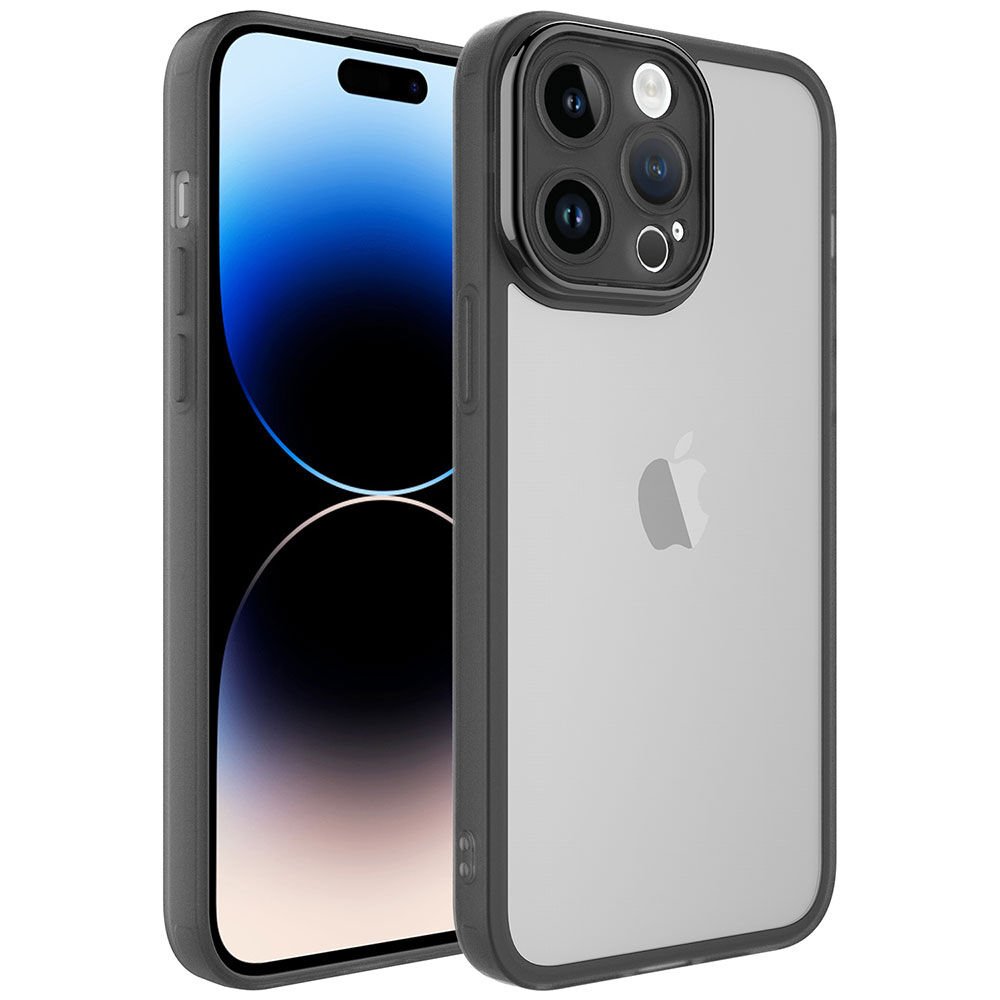 Apple iPhone 14 Pro Max Kılıf Kamera Korumalı Transparan HEPTEKİLETİŞİM Post Kapak