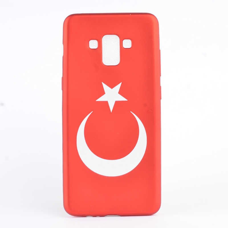 Galaxy J7 Duo Kılıf HEPTEKİLETİŞİM Bayrak Silikon