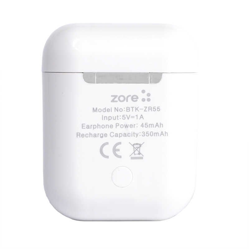 Hafif Portatif Kolayca Taşınabilir Dizayn Kulaklık (BTK-ZR55 Bluetooth Kulaklık) Beyaz