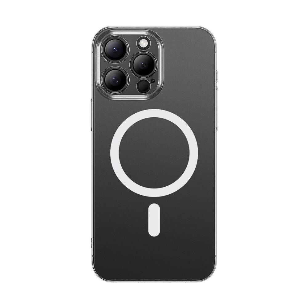Apple iPhone 15 Pro Max Kılıf Ultra Korumalı Toz Önleyici Kapak (Helo) Şeffaf