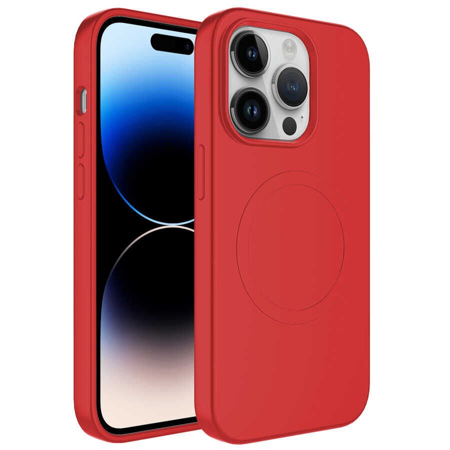 Apple iPhone 11 Pro Kılıf Magsafe Wireless Şarj Özellikli Pastel Renk Silikon HEPTEKİLETİŞİM Plas Kapak