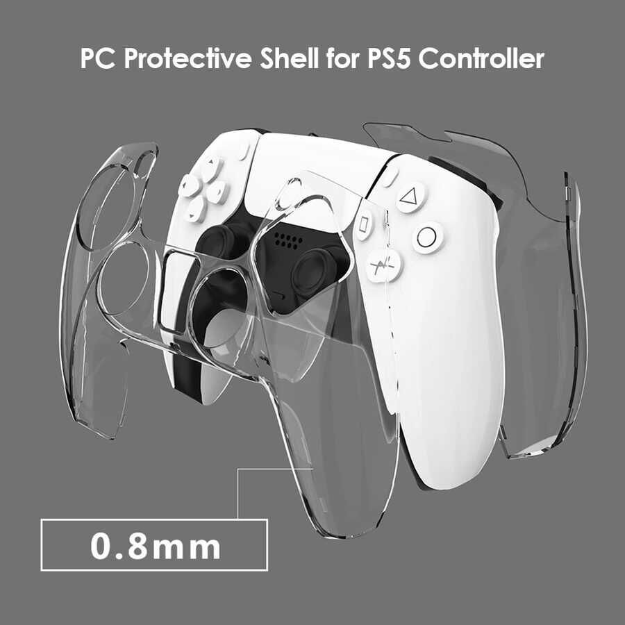 HEPTEKİLETİŞİM Playstation 5 Oyun Kolu Sert Koruyucu Kılıf