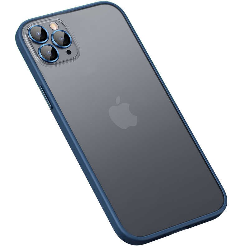 Apple  iPhone 13 Kılıf Lens Koruyuculu Kenarları Renkli Arkası Mat Kapak (retro) Siyah