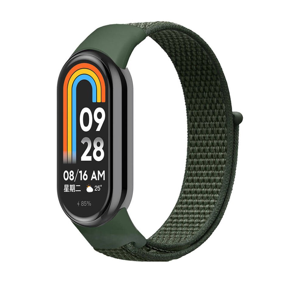 Xiaomi Mi Band 9 Hasır Kordon Kaliteli Tasarım (KRD-03) Yeşil