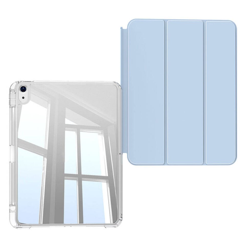 Apple iPad Air 13 2024 Tablet Kılıf Magnetik Ayrılabilen Airbagli Ultra Korumalı Kapak (Sliding) Lavender