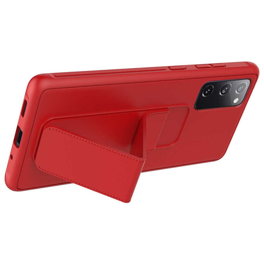 Samsung Galaxy S20 FE Kılıf HEPTEKİLETİŞİM Qstand Kapak