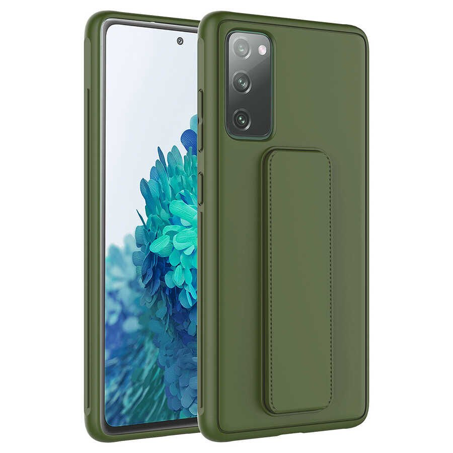 Samsung Galaxy S20 FE Kılıf HEPTEKİLETİŞİM Qstand Kapak