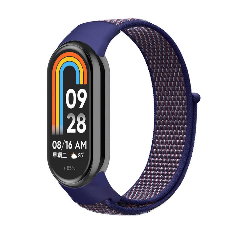 Xiaomi Mi Band 9 Hasır Kordon Kaliteli Tasarım (KRD-03) Midnight Blue
