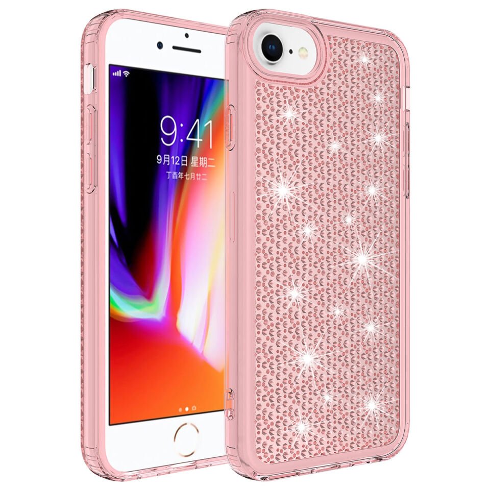 Apple iPhone 7 Kılıf Airbagli Parlak Tasarımlı HEPTEKİLETİŞİM Snow Kapak