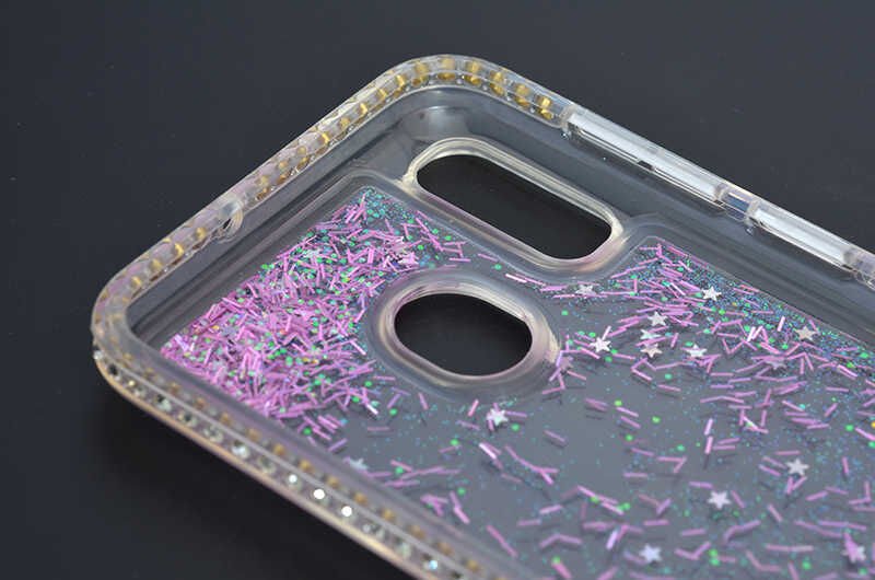 Samsung Galaxy A20 Kılıf HEPTEKİLETİŞİM Sıralı Sıvılı Silikon