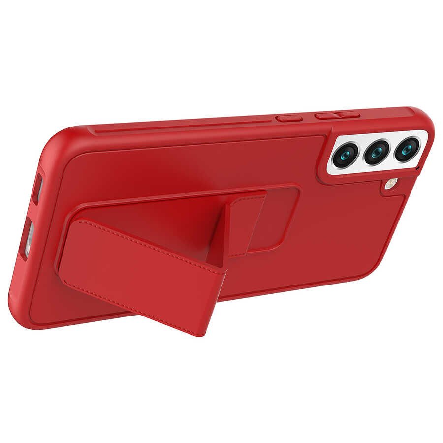 Samsung Galaxy S22 Plus Kılıf HEPTEKİLETİŞİM Qstand Kapak