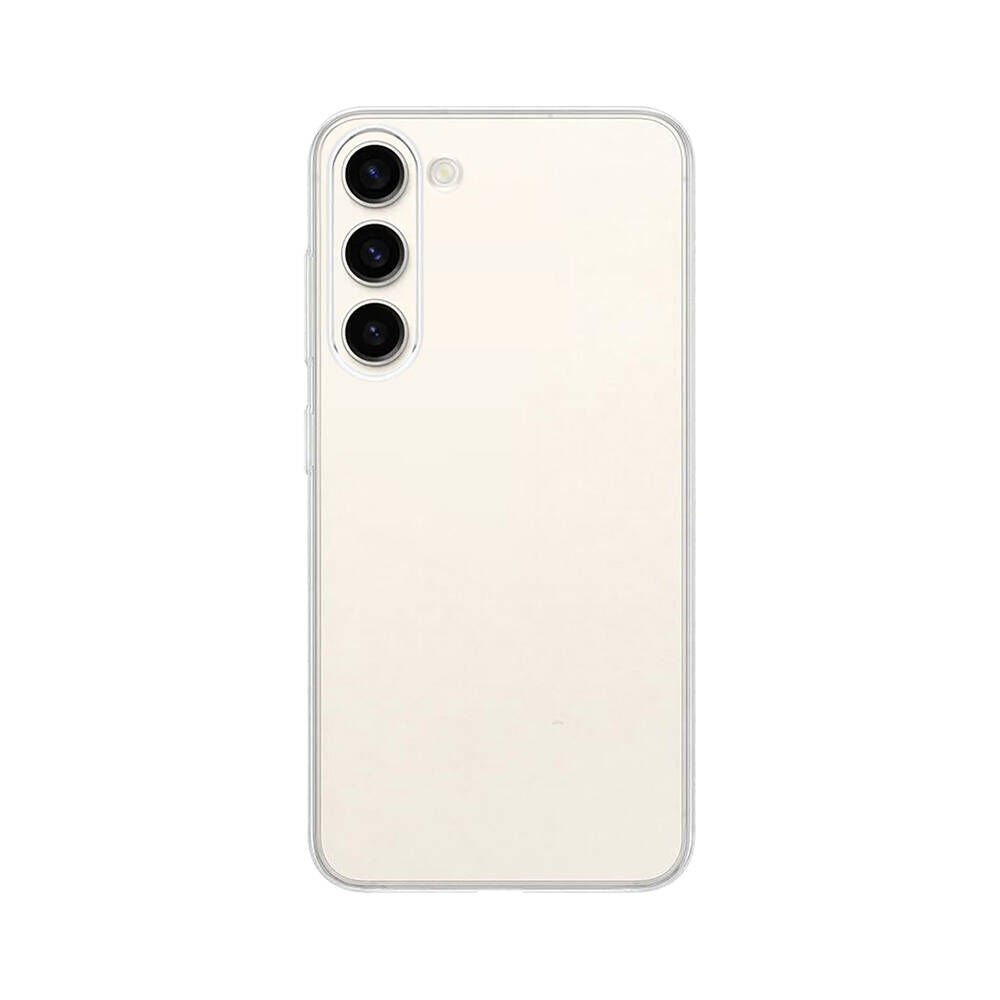 Samsung Galaxy S23 Plus Kılıf Kamera Çıkıntılı Renksiz Sararmaz Şeffaf Sert Kapak (Vonn) Renksiz