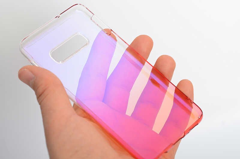 Samsung Galaxy S10E Kılıf HEPTEKİLETİŞİM Renkli Transparan Kapak