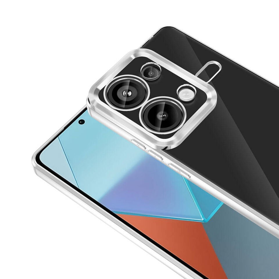 Xiaomi Redmi Note 13 Pro 4G Kılıf Kamera Korumalı Logo Gösteren HEPTEKİLETİŞİM Omega Kapak