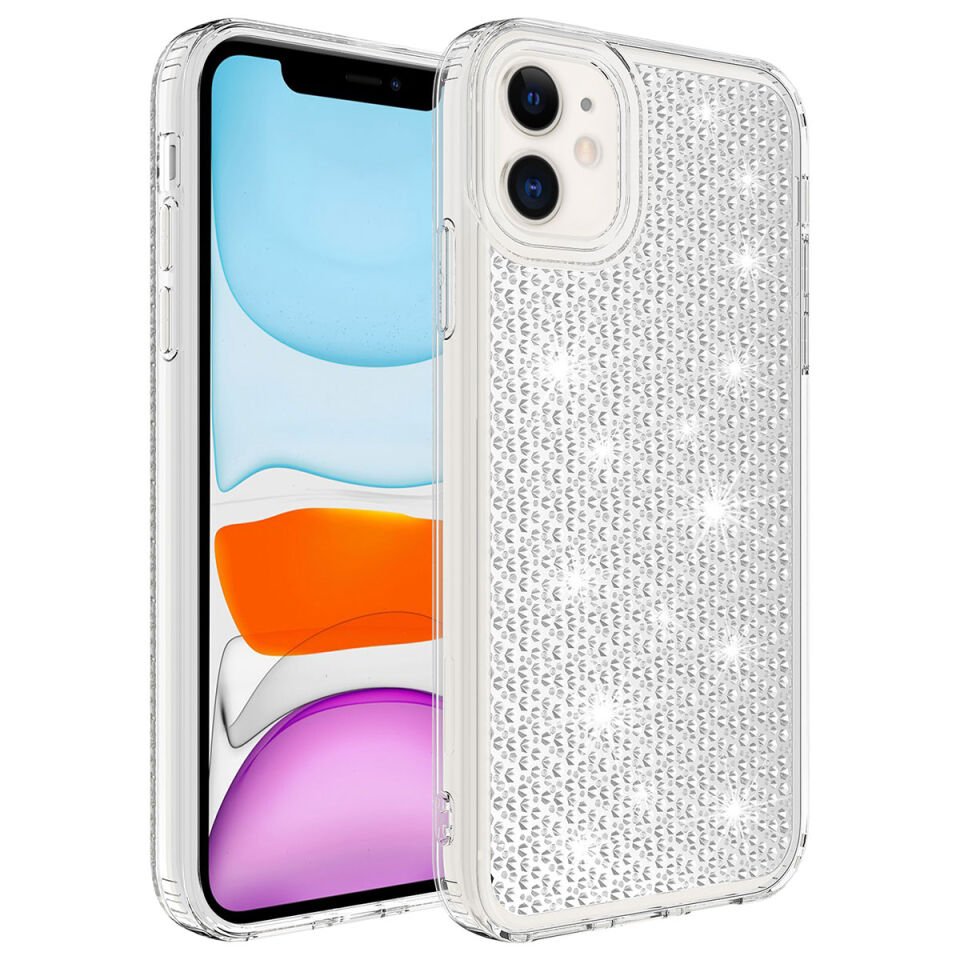 Apple iPhone 11 Kılıf Airbagli Parlak Tasarımlı HEPTEKİLETİŞİM Snow Kapak