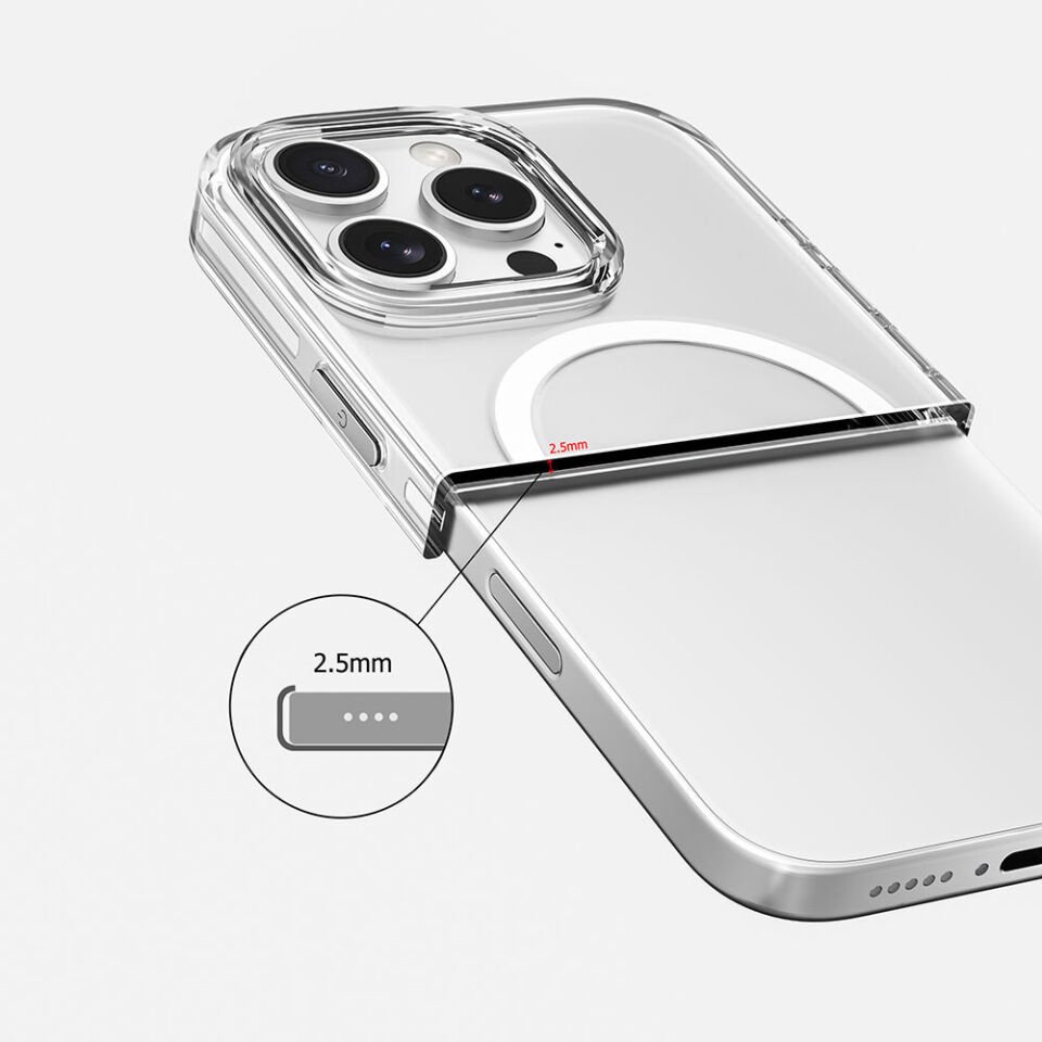 Apple iPhone 16 Pro Kılıf Magsafe Şarj Özellikli Kamera Korumalı HEPTEKİLETİŞİM Kripto Kapak
