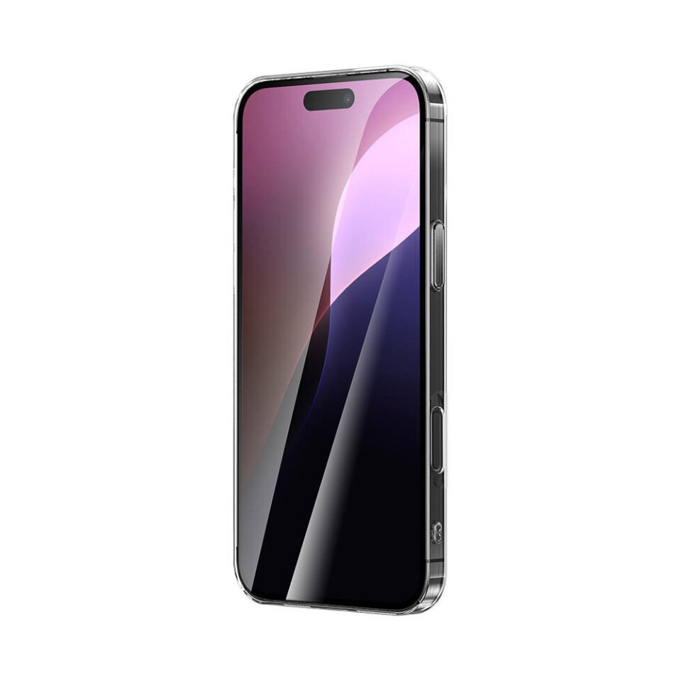 Apple iPhone 16 Pro Kılıf Kamera Çıkıntılı Renksiz Sararmaz Şeffaf Sert Kapak (Vonn) Şeffaf