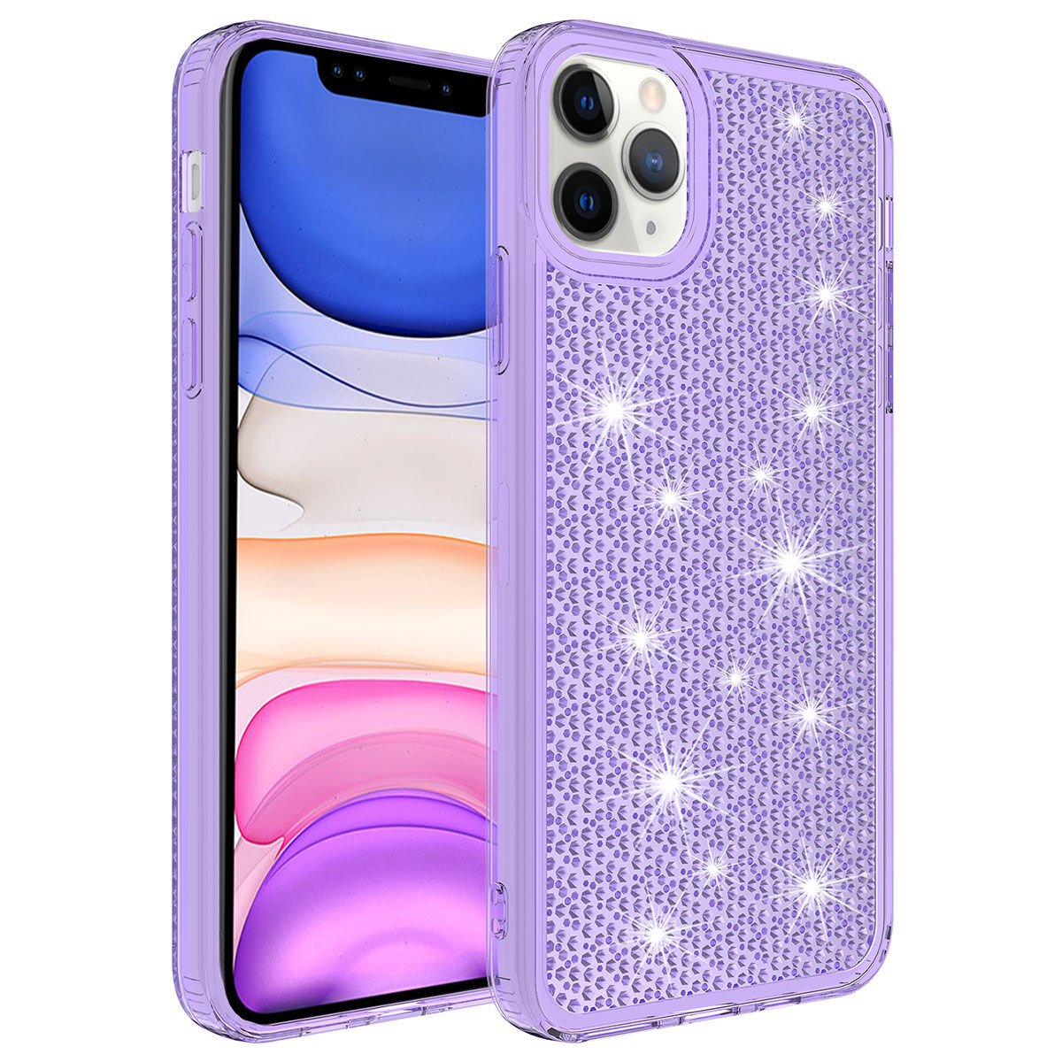 Apple iPhone 11 Pro Max Kılıf Airbagli Parlak Tasarımlı HEPTEKİLETİŞİM Snow Kapak
