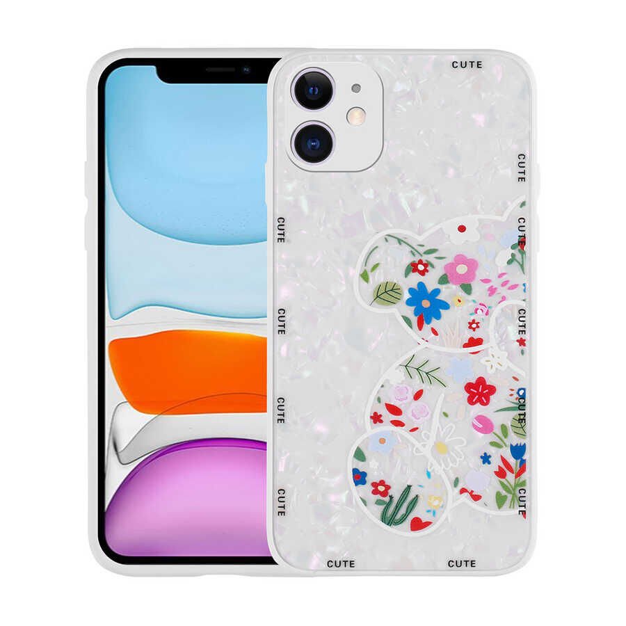 Apple iPhone 11 Kılıf Desenli Sert Silikon HEPTEKİLETİŞİM Mumila Kapak