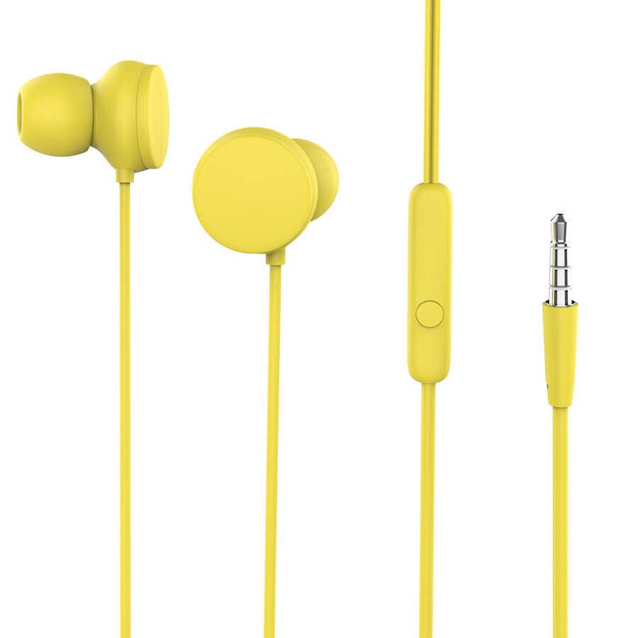Yüksek Kalite ve Ses Performanslı Kulaklık (ER04 3.5mm Kulaklık) Sarı