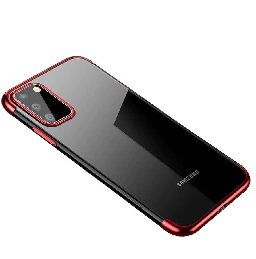 Samsung Galaxy A91 (S10 Lite) Kılıf HEPTEKİLETİŞİM Dört Köşeli Lazer Silikon Kapak