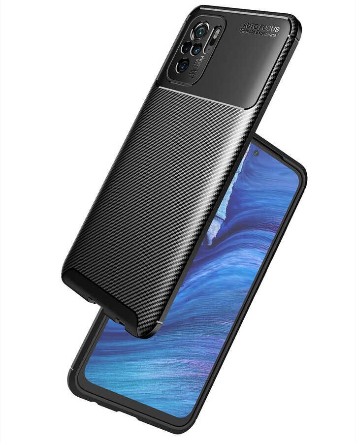 Xiaomi Redmi Note 10 Kılıf HEPTEKİLETİŞİM Negro Silikon Kapak