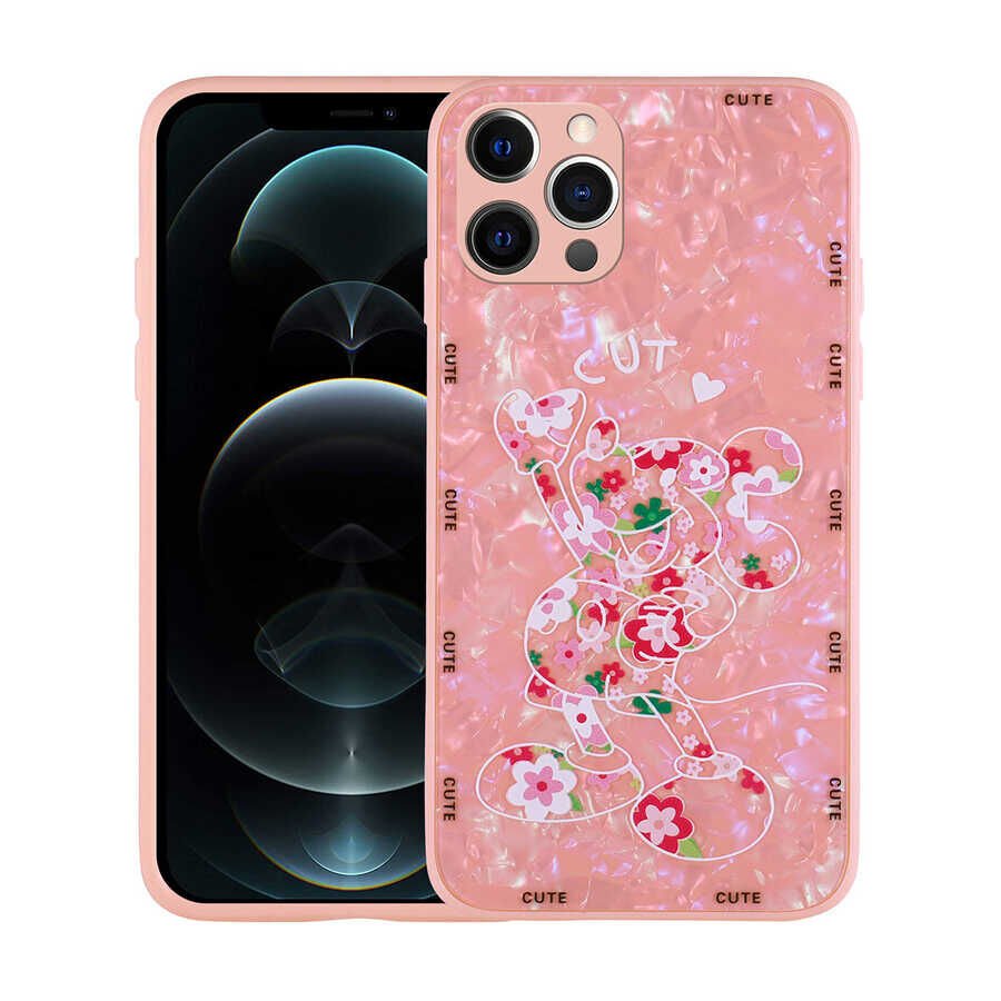 Apple iPhone 12 Pro Kılıf Desenli Sert Silikon HEPTEKİLETİŞİM Mumila Kapak