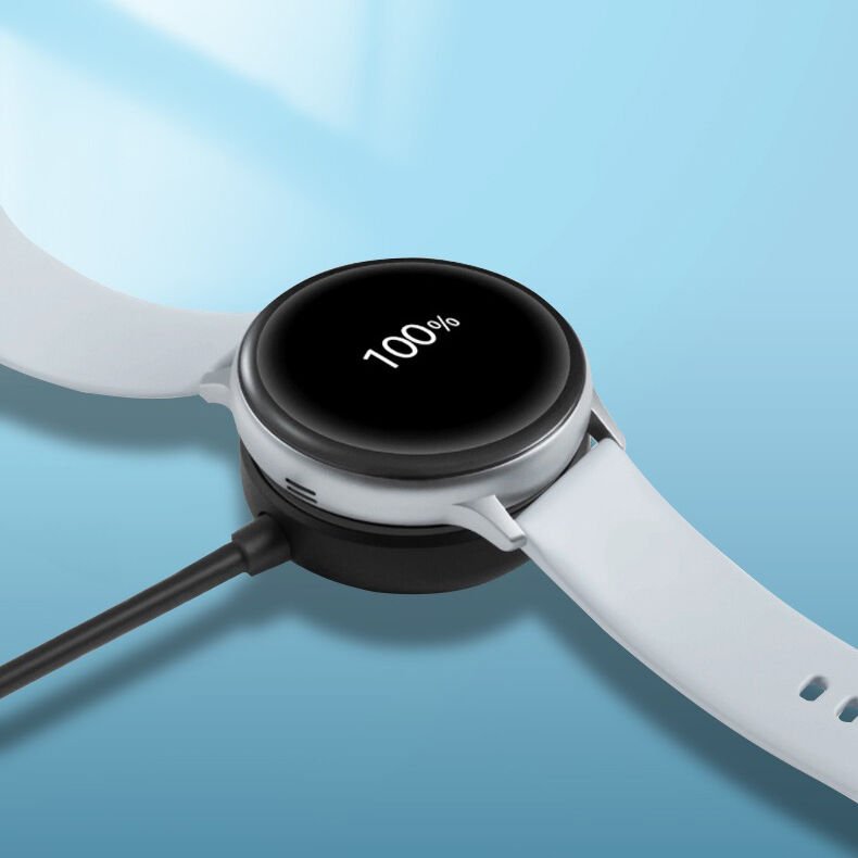 Samsung Galaxy Watch 5 Pro / Watch 5 44mm / Watch 5 40mm Type-c Şarj Kablosu Dahili Yüksek Kalite Siyah