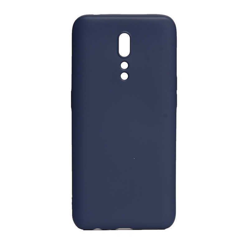 Oppo Reno Z Kılıf Yumuşak Dokulu Soft Esnek İnce Mat Renkli Silikon Kapak (PREMİER) Rose Gold