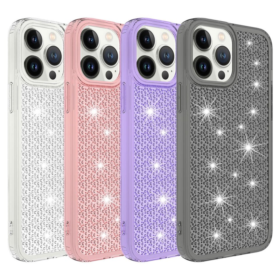Apple iPhone 13 Pro Kılıf Airbagli Parlak Tasarımlı HEPTEKİLETİŞİM Snow Kapak